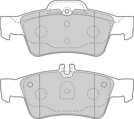 Duron DBP221526 - Тормозные колодки, дисковые, комплект unicars.by