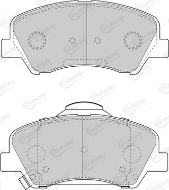 Duron DBP274623 - Тормозные колодки, дисковые, комплект unicars.by