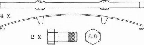 Duron DCV1388B - Тормозные колодки, дисковые, комплект unicars.by