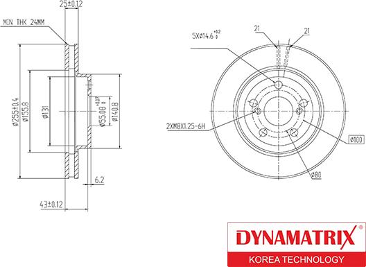 Dynamatrix DBD620 - Тормозной диск unicars.by