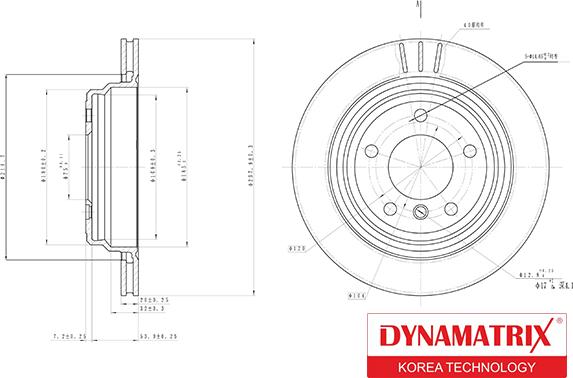 Dynamatrix DBD836 - Тормозной диск unicars.by