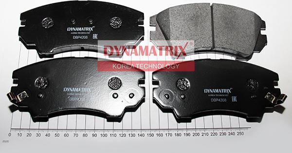 Dynamatrix DBP4208 - Тормозные колодки, дисковые, комплект unicars.by