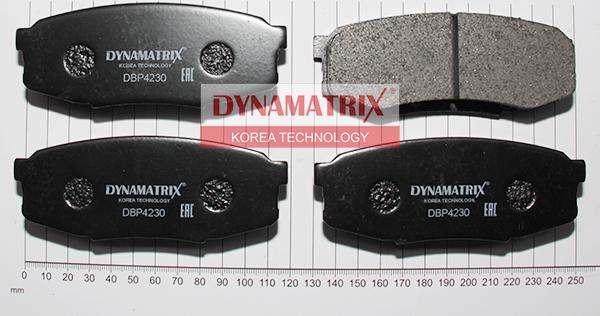 Dynamatrix DBP4230 - Тормозные колодки, дисковые, комплект unicars.by