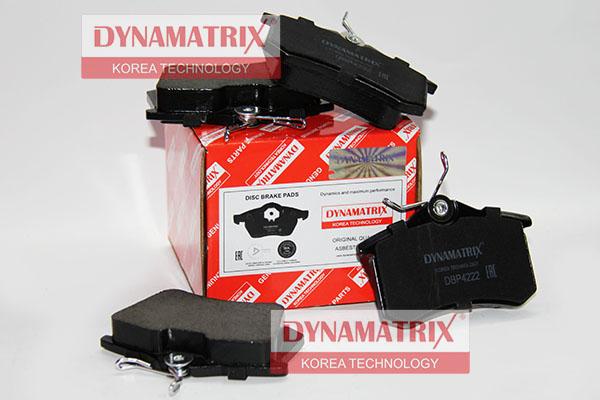 Dynamatrix DBP4222 - Тормозные колодки, дисковые, комплект unicars.by