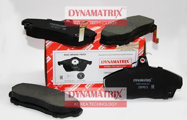 Dynamatrix DBP613 - Тормозные колодки, дисковые, комплект unicars.by