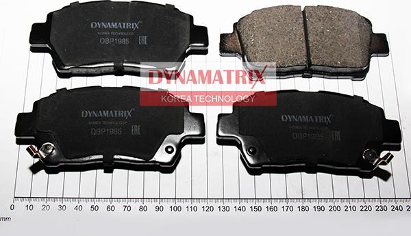 Dynamatrix DBP1985 - Тормозные колодки, дисковые, комплект unicars.by