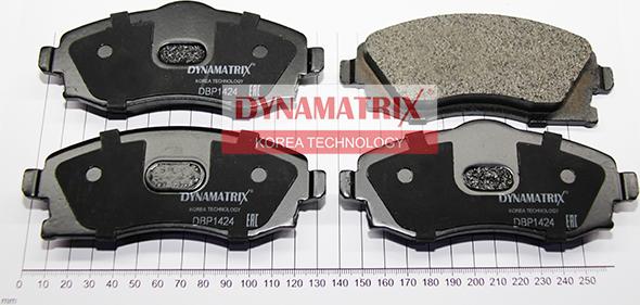 Dynamatrix DBP1424 - Тормозные колодки, дисковые, комплект unicars.by