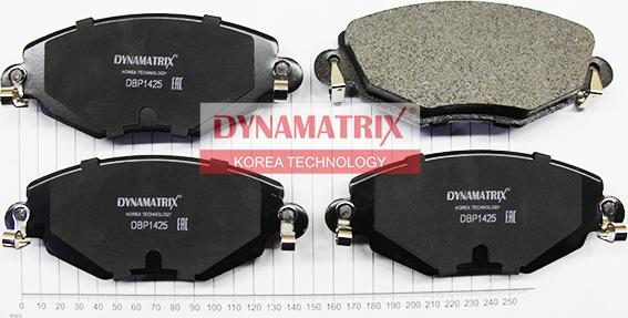 Dynamatrix DBP1425 - Тормозные колодки, дисковые, комплект unicars.by