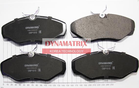 Dynamatrix DBP1515 - Тормозные колодки, дисковые, комплект unicars.by