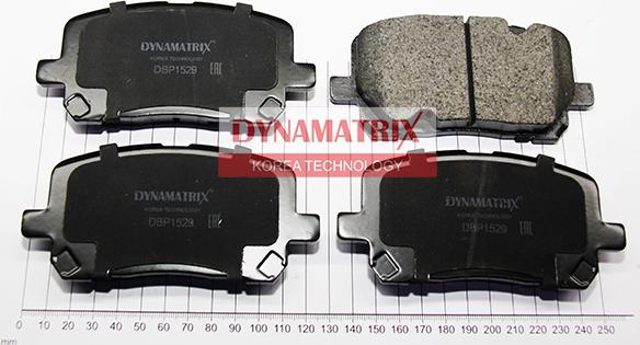 Dynamatrix DBP1529 - Тормозные колодки, дисковые, комплект unicars.by