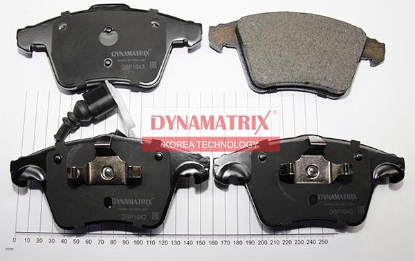 Dynamatrix DBP1642 - Тормозные колодки, дисковые, комплект unicars.by