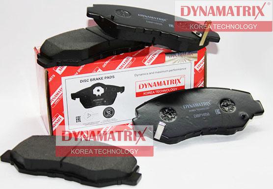 Dynamatrix DBP1658 - Тормозные колодки, дисковые, комплект unicars.by