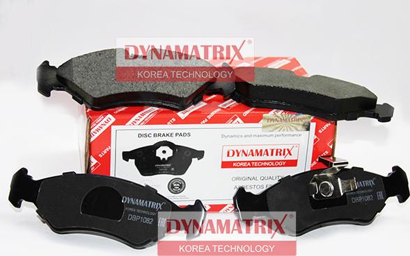 Dynamatrix DBP1082 - Тормозные колодки, дисковые, комплект unicars.by