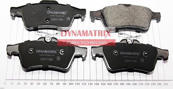 Dynamatrix DBP1766 - Тормозные колодки, дисковые, комплект unicars.by