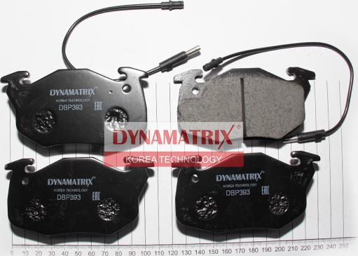 Dynamatrix DBP393 - Тормозные колодки, дисковые, комплект unicars.by