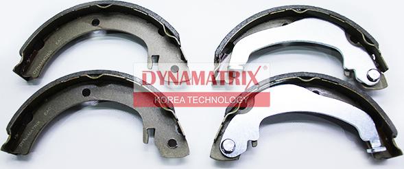 Dynamatrix DBS4036 - Комплект тормозных колодок, барабанные unicars.by