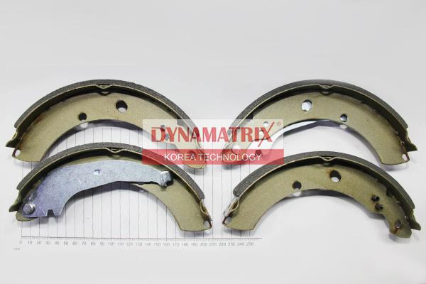 Dynamatrix DBS4074 - Комплект тормозных колодок, барабанные unicars.by