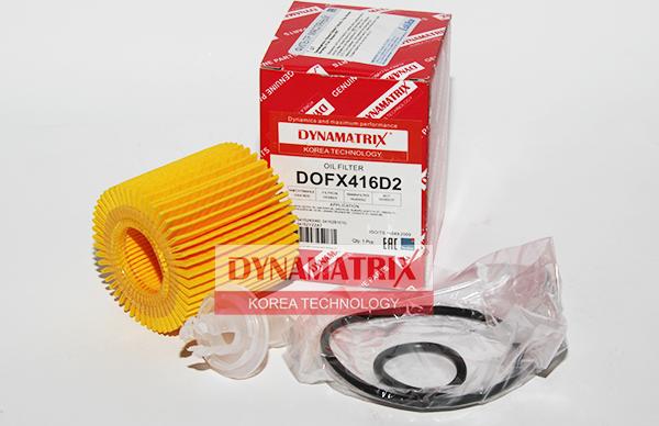 Dynamatrix DOFX416D2 - Масляный фильтр unicars.by