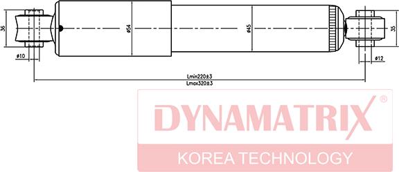 Dynamatrix DSA444100 - Амортизатор unicars.by