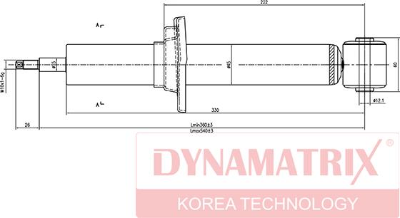 Dynamatrix DSA441902 - Амортизатор unicars.by