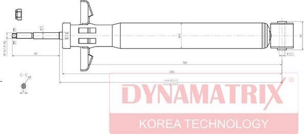 Dynamatrix DSA443209 - Амортизатор unicars.by