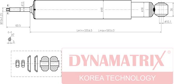 Dynamatrix DSA443230 - Амортизатор unicars.by