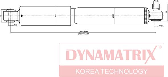 Dynamatrix DSA551805 - Амортизатор unicars.by