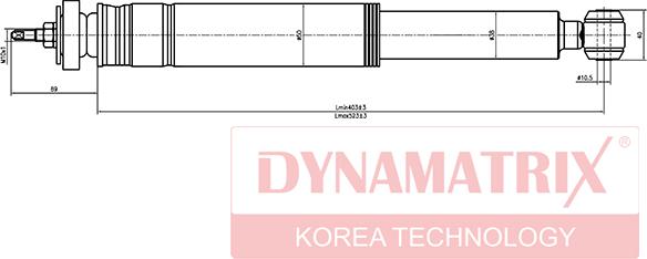 Dynamatrix DSA553185 - Амортизатор unicars.by