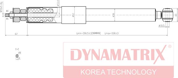 Dynamatrix DSA553177 - Амортизатор unicars.by