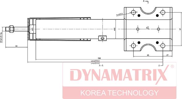 Dynamatrix DSA635800 - Амортизатор unicars.by