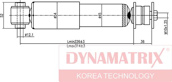 Dynamatrix DSA345900 - Амортизатор unicars.by