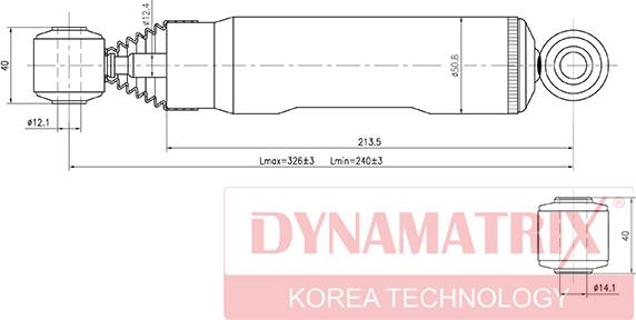 Dynamatrix DSA341166 - Амортизатор unicars.by