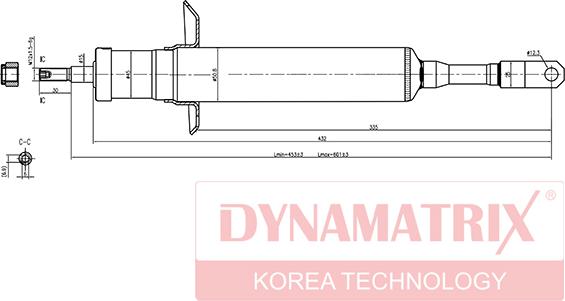 Dynamatrix DSA341842 - Амортизатор unicars.by