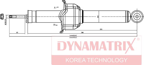 Dynamatrix DSA341261 - Амортизатор unicars.by