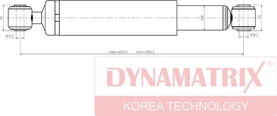 Dynamatrix DSA343319 - Амортизатор unicars.by