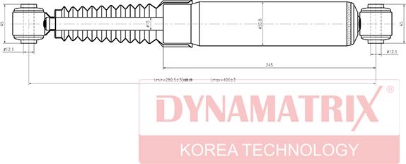 Dynamatrix DSA343321 - Амортизатор unicars.by