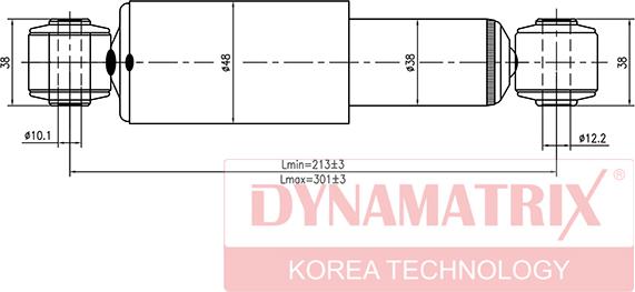 Dynamatrix DSA343269 - Амортизатор unicars.by