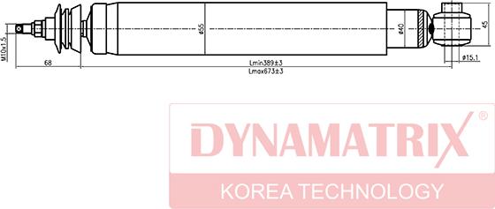 Dynamatrix DSA343216 - Амортизатор unicars.by