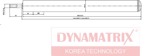 Dynamatrix DSA365505 - Амортизатор unicars.by