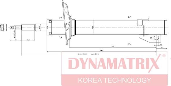 Dynamatrix DSA314572 - Амортизатор unicars.by