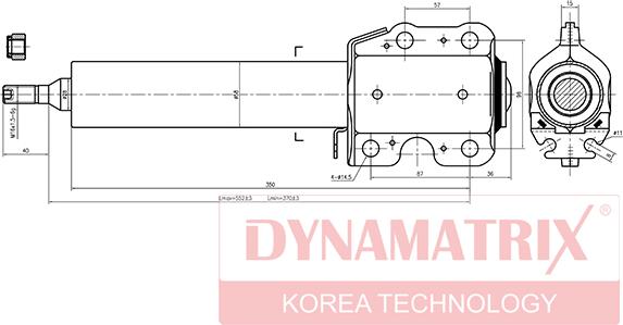 Dynamatrix DSA335809 - Амортизатор unicars.by