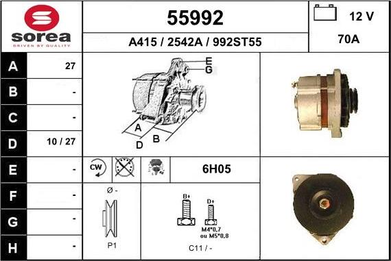 EAI 55992 - Генератор unicars.by