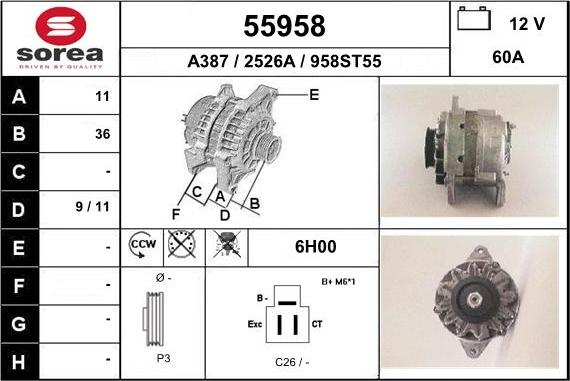 EAI 55958 - Генератор unicars.by