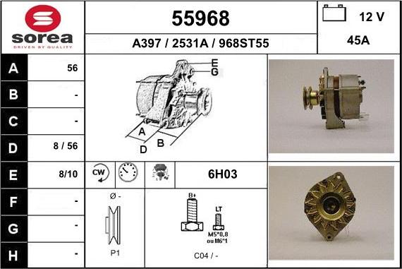 EAI 55968 - Генератор unicars.by