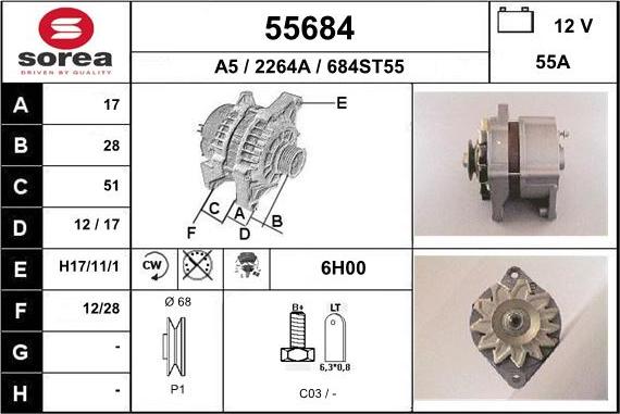 EAI 55684 - Генератор unicars.by