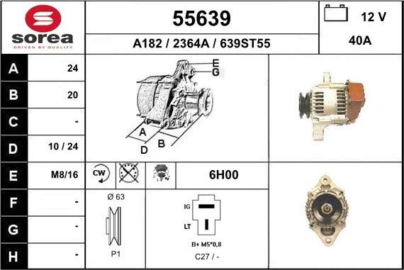 EAI 55639 - Генератор unicars.by