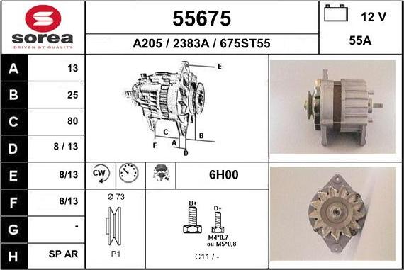 EAI 55675 - Генератор unicars.by