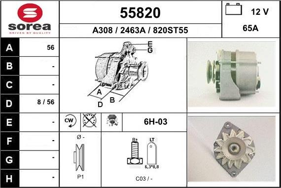 EAI 55820 - Генератор unicars.by