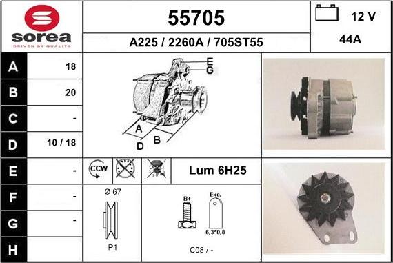 EAI 55705 - Генератор unicars.by