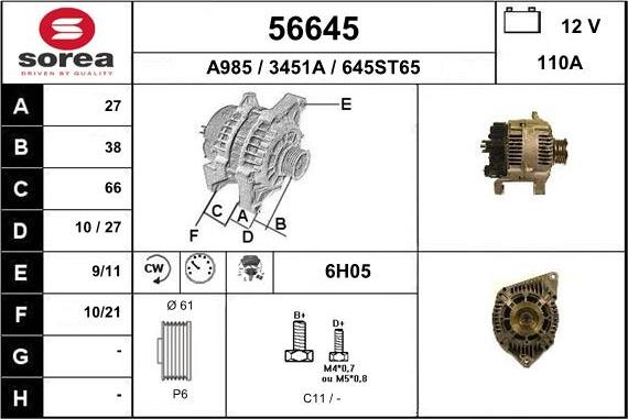 EAI 56645 - Генератор unicars.by